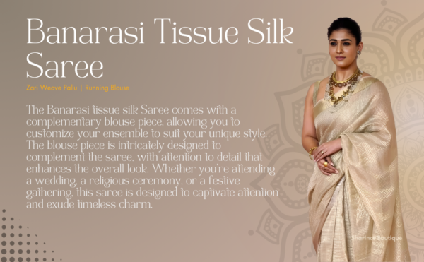 Nayanthara Banarasi Saree