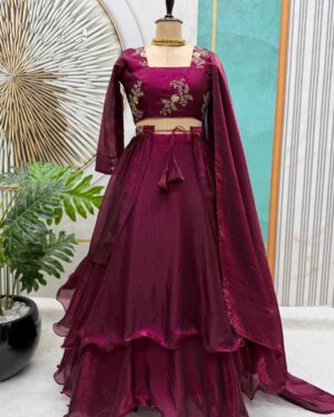 Premium 3 in 1 Style Lehenga Set With Dupatta